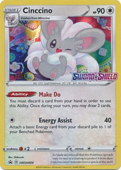 Cinccino (SWSH009) (Staff Prerelease Promo) [Sword & Shield: Black Star Promos] | Rock City Comics