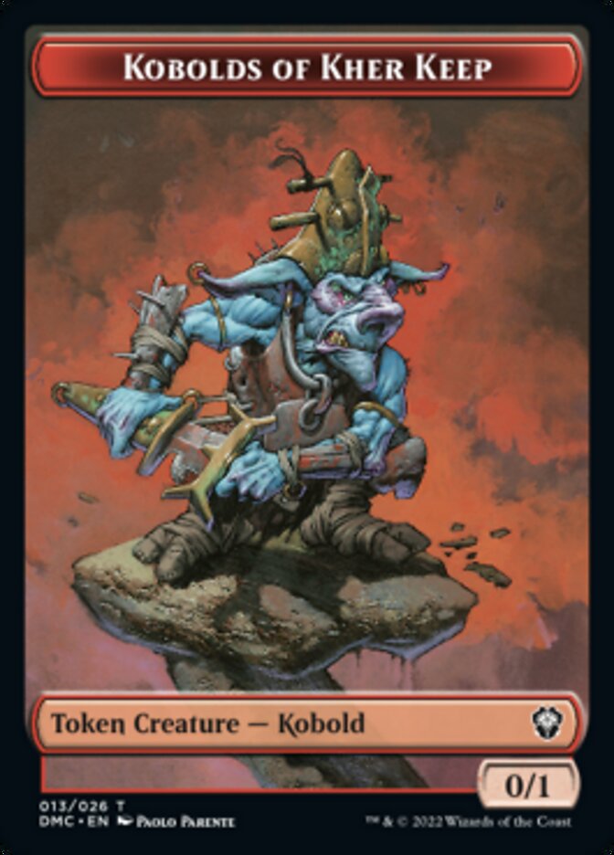 Phyrexian // Kobolds of Kher Keep Double-sided Token [Dominaria United Tokens] | Rock City Comics