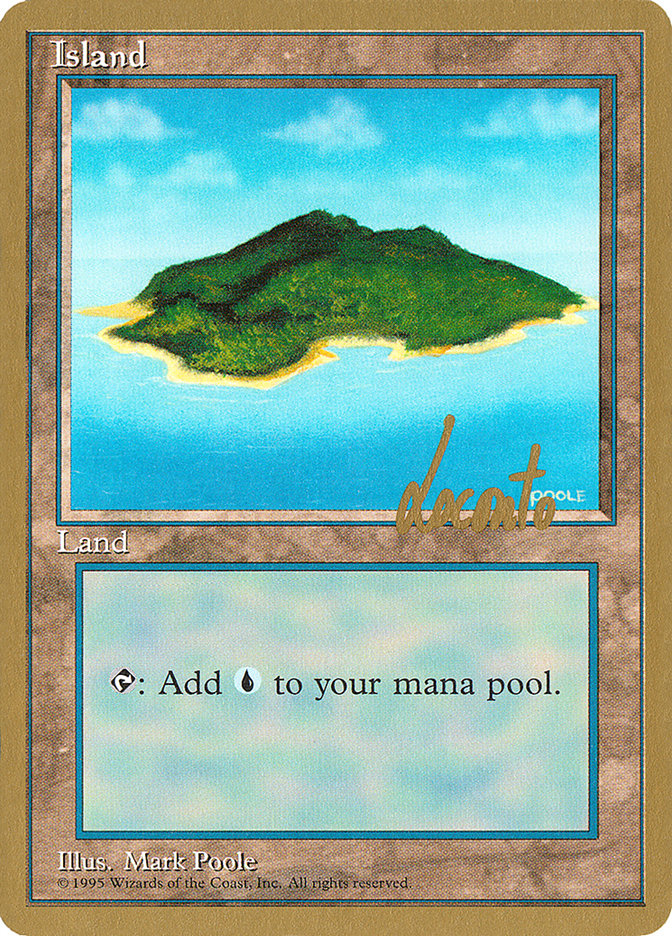 Island (ml367) (Michael Loconto) [Pro Tour Collector Set] | Rock City Comics