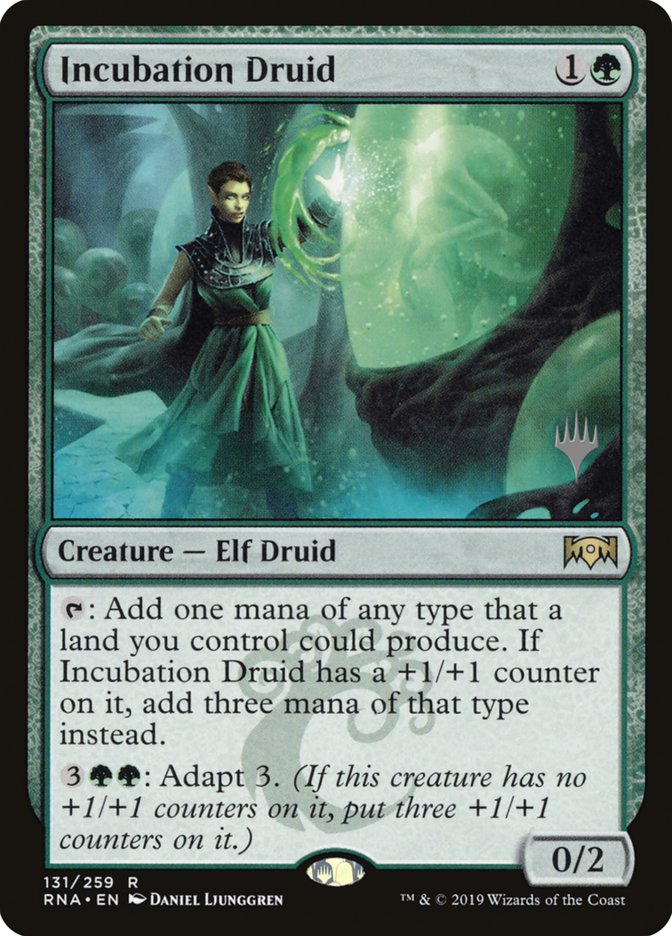 Incubation Druid (Promo Pack) [Ravnica Allegiance Promos] | Rock City Comics