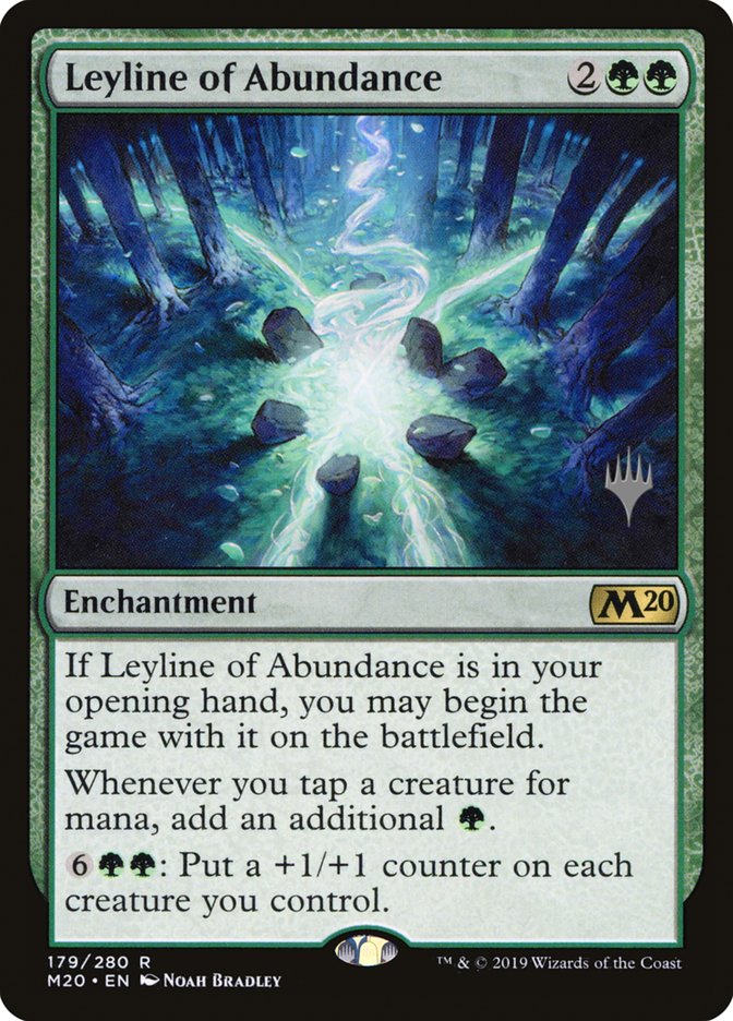 Leyline of Abundance (Promo Pack) [Core Set 2020 Promos] | Rock City Comics