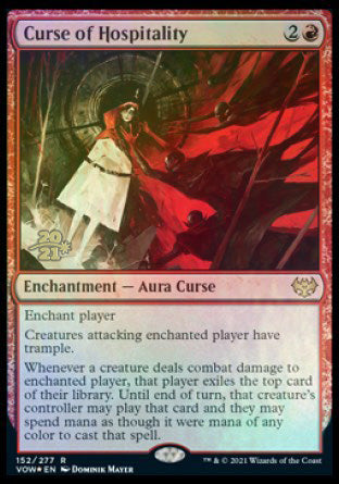 Curse of Hospitality [Innistrad: Crimson Vow Prerelease Promos] | Rock City Comics