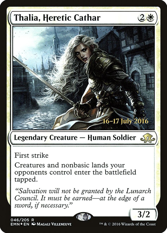 Thalia, Heretic Cathar  [Eldritch Moon Prerelease Promos] | Rock City Comics