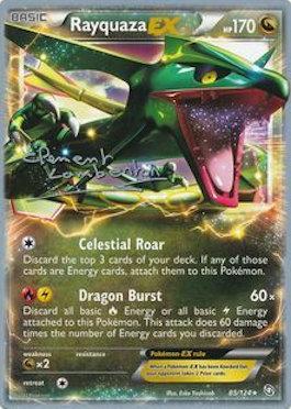 Rayquaza EX (85/124) (Anguille Sous Roche - Clement Lamberton) [World Championships 2013] | Rock City Comics