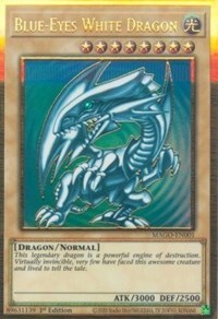 Blue-Eyes White Dragon [MAGO-EN001] Gold Rare | Rock City Comics