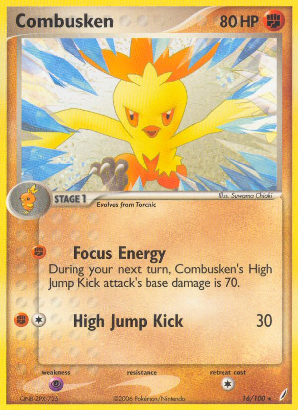 Combusken (16/100) [EX: Crystal Guardians] | Rock City Comics