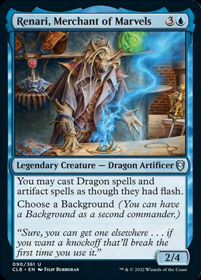 Renari, Merchant of Marvels [Commander Legends: Battle for Baldur's Gate] | Rock City Comics