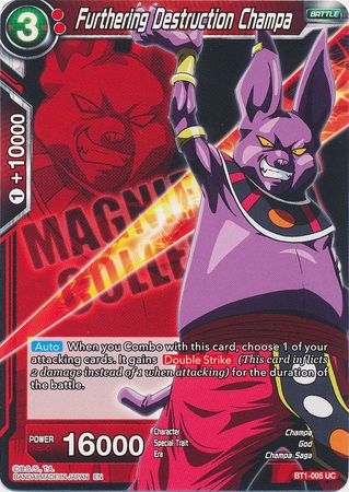 Furthering Destruction Champa [BT1-005] | Rock City Comics