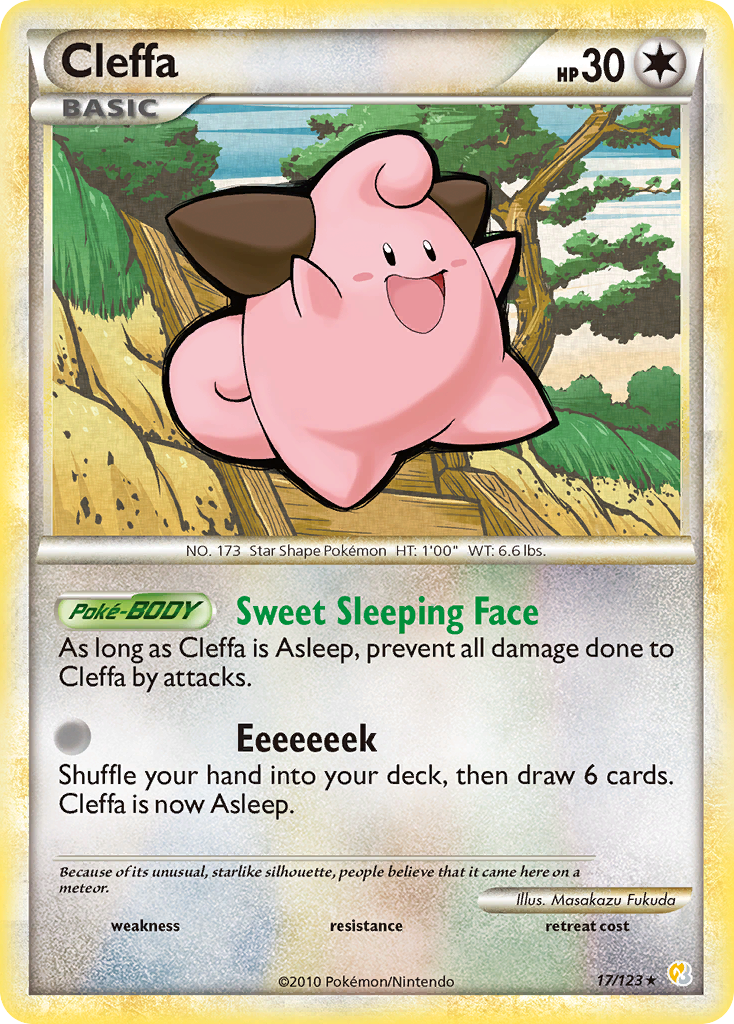 Cleffa (17/123) [HeartGold & SoulSilver: Base Set] | Rock City Comics