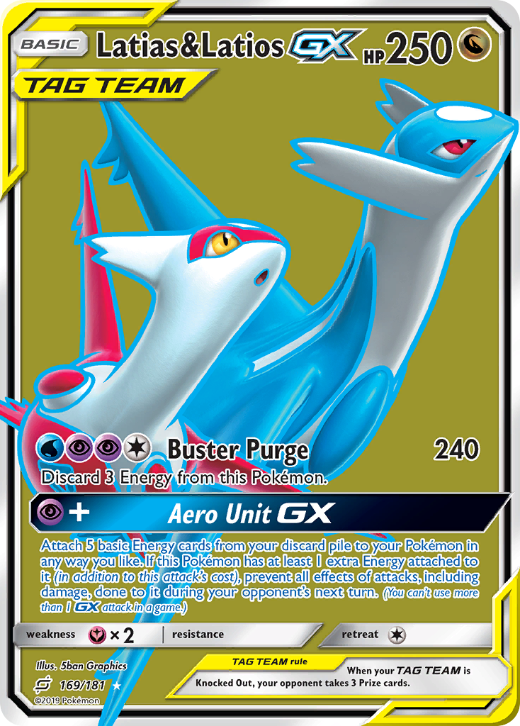 Latias & Latios GX (169/181) [Sun & Moon: Team Up] | Rock City Comics