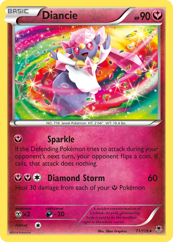 Diancie (71/119) [XY: Phantom Forces] | Rock City Comics