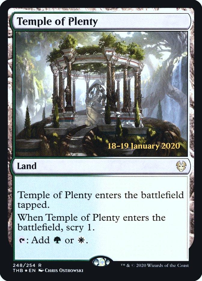 Temple of Plenty [Theros Beyond Death Prerelease Promos] | Rock City Comics