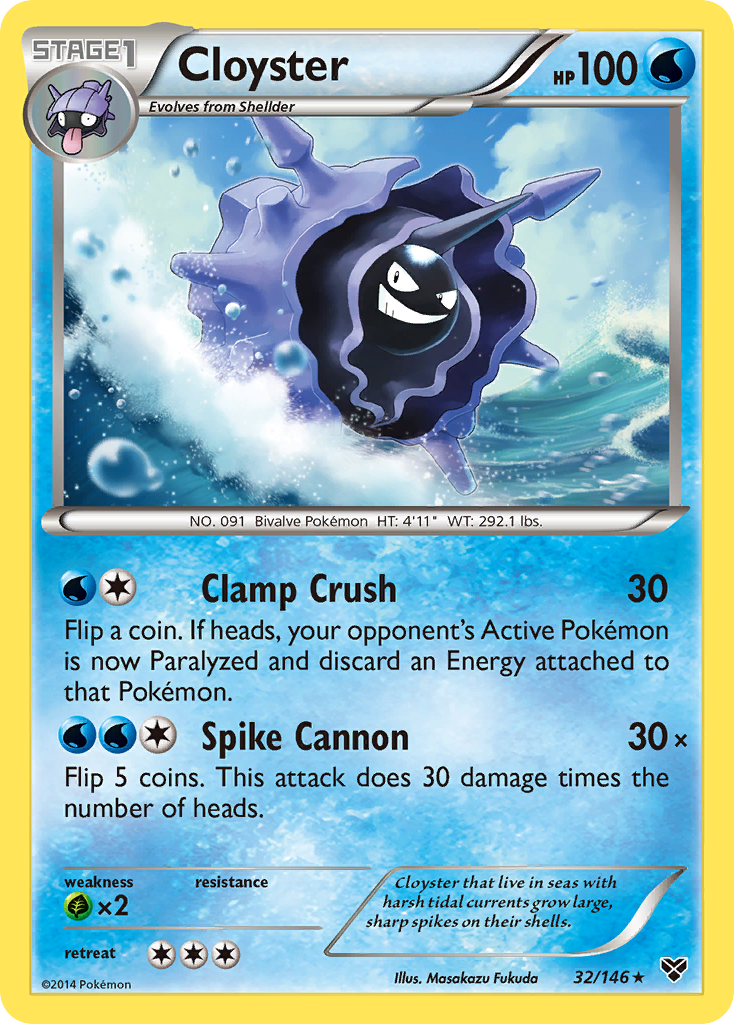 Cloyster (32/146) [XY: Base Set] | Rock City Comics