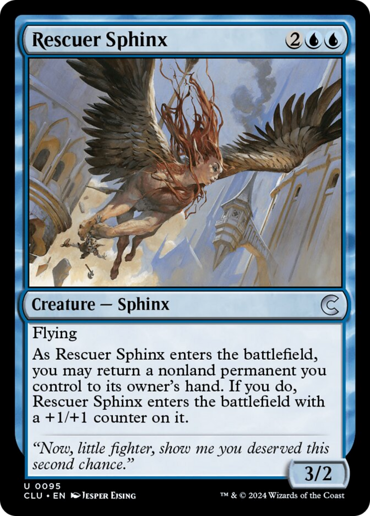 Rescuer Sphinx [Ravnica: Clue Edition] | Rock City Comics