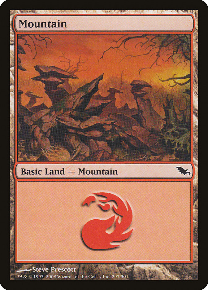 Mountain (297) [Shadowmoor] | Rock City Comics