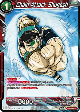 Chain Attack Shugesh (Uncommon) [BT13-008] | Rock City Comics