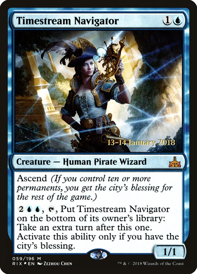 Timestream Navigator [Rivals of Ixalan Prerelease Promos] | Rock City Comics