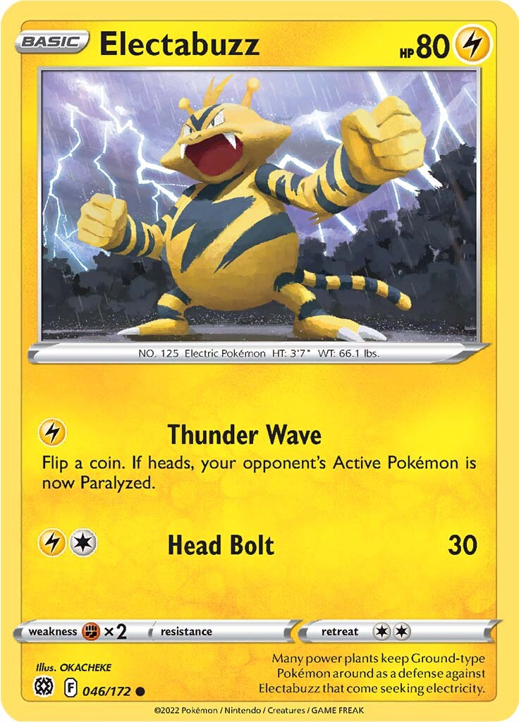 Electabuzz (046/172) [Sword & Shield: Brilliant Stars] | Rock City Comics