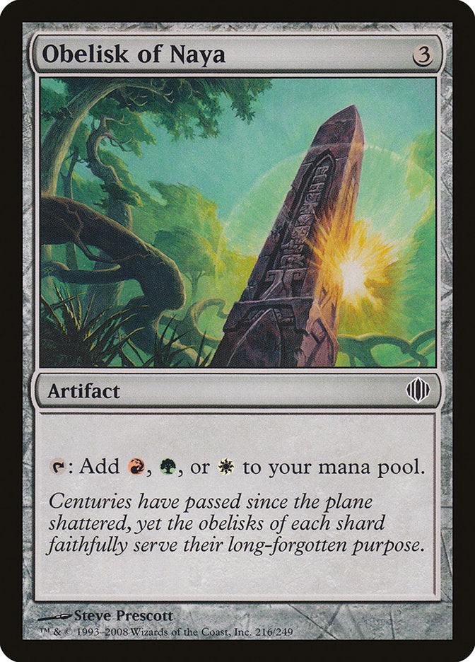 Obelisk of Naya [Shards of Alara] | Rock City Comics