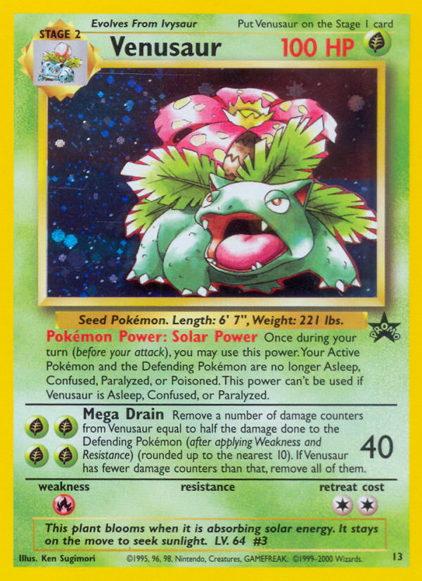 Venusaur (13) [Wizards of the Coast: Black Star Promos] | Rock City Comics