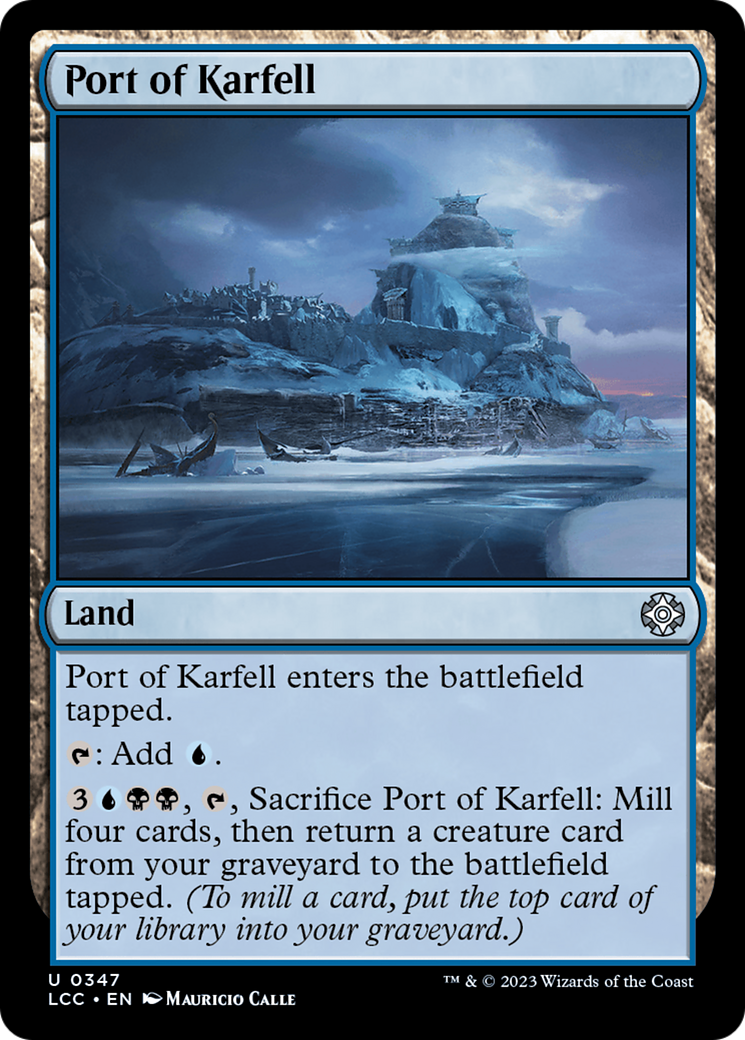 Port of Karfell [The Lost Caverns of Ixalan Commander] | Rock City Comics