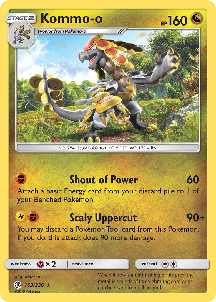 Kommo-o (163/236) [Sun & Moon: Cosmic Eclipse] | Rock City Comics