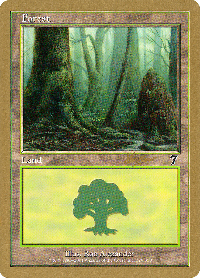 Forest (329) (Sim Han How) [World Championship Decks 2002] | Rock City Comics