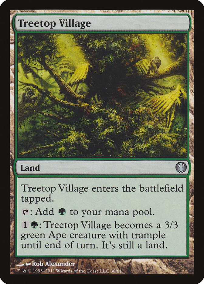 Treetop Village [Duel Decks: Knights vs. Dragons] | Rock City Comics