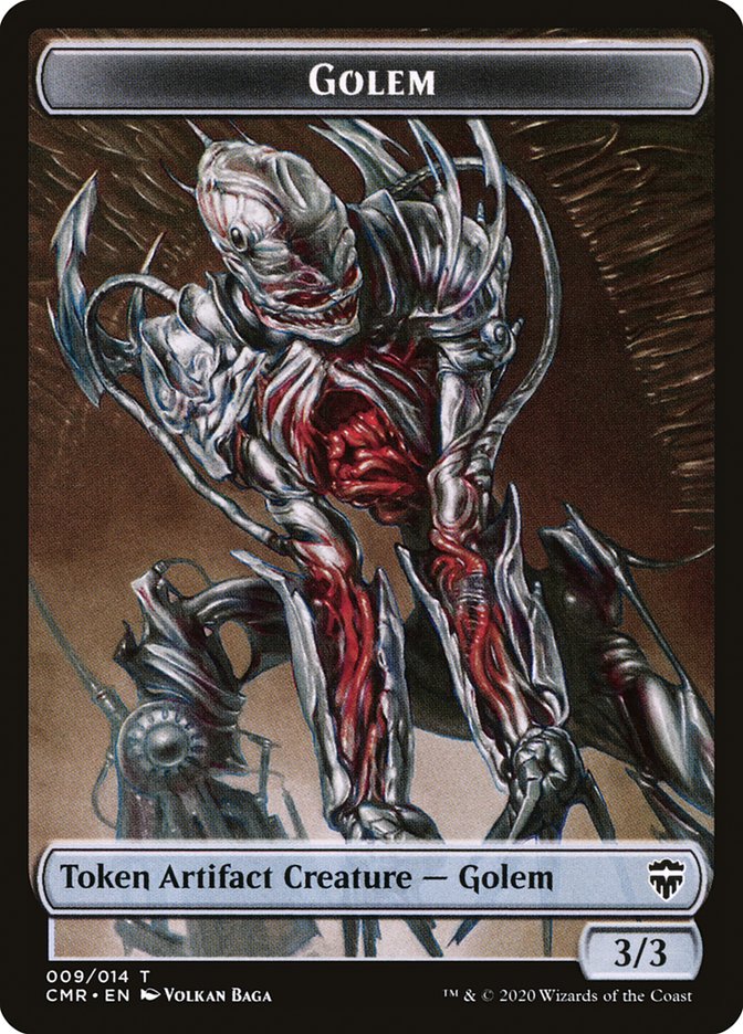 Dragon // Golem Token [Commander Legends Tokens] | Rock City Comics