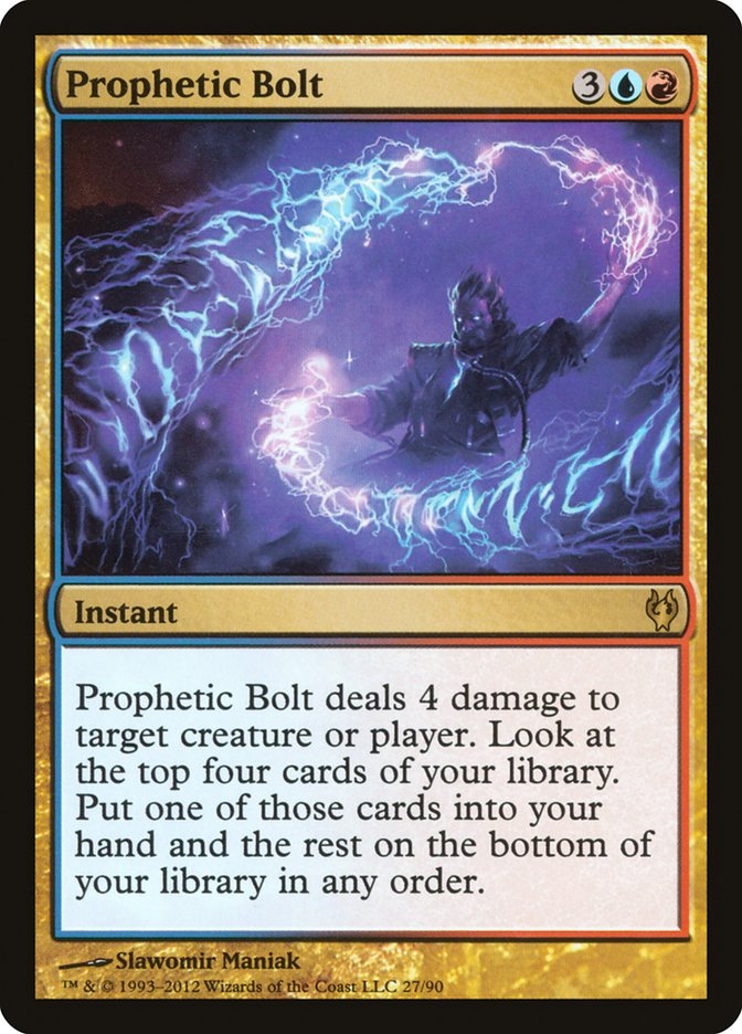 Prophetic Bolt [Duel Decks: Izzet vs. Golgari] | Rock City Comics