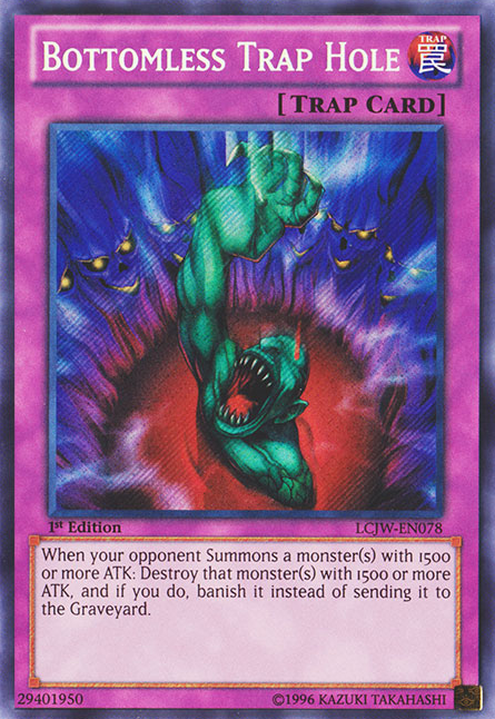 Bottomless Trap Hole [LCJW-EN078] Secret Rare | Rock City Comics