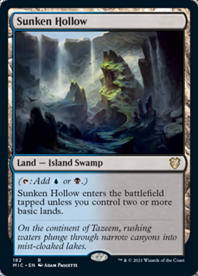 Sunken Hollow [Innistrad: Midnight Hunt Commander] | Rock City Comics
