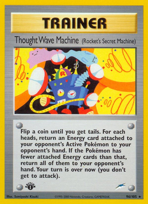 Thought Wave Machine (96/105) (Rocket's Secret Machine) [Neo Destiny 1st Edition] | Rock City Comics