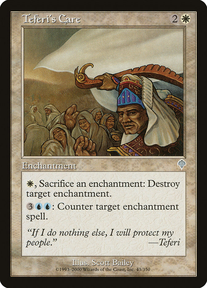 Teferi's Care [Invasion] | Rock City Comics