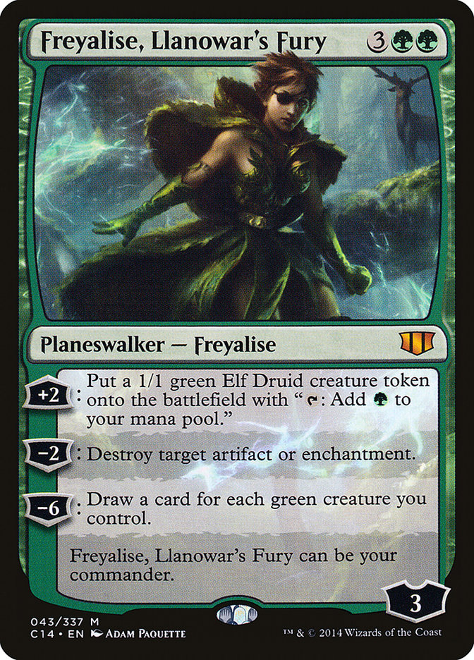 Freyalise, Llanowar's Fury [Commander 2014] | Rock City Comics