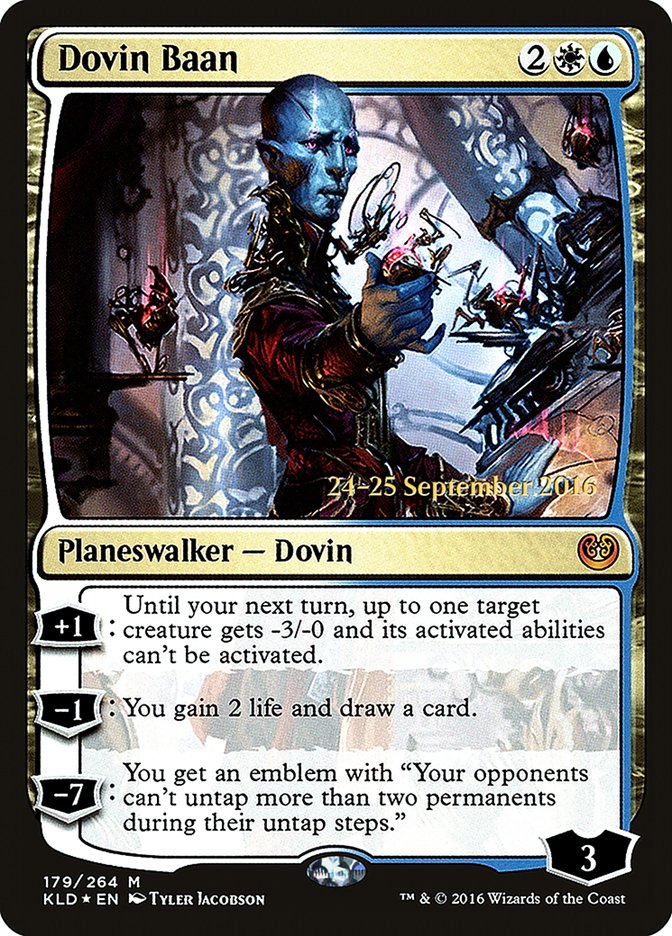 Dovin Baan  [Kaladesh Prerelease Promos] | Rock City Comics