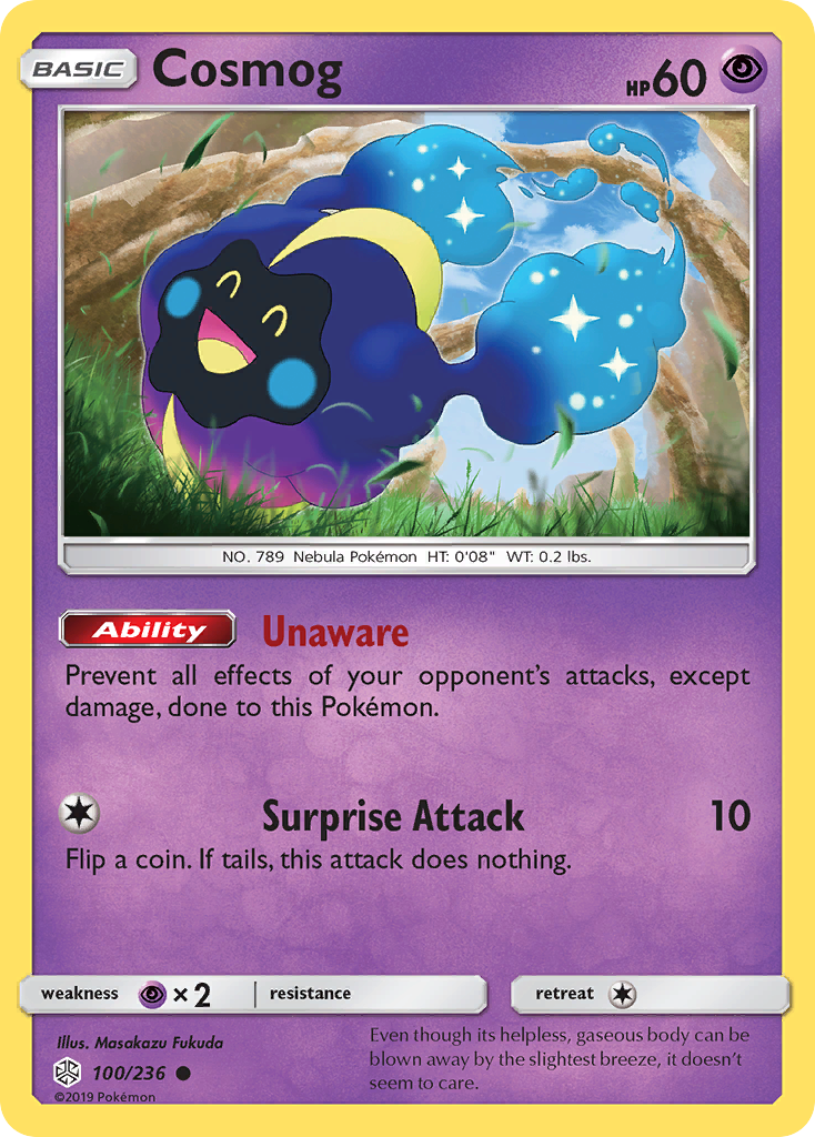 Cosmog (100/236) [Sun & Moon: Cosmic Eclipse] | Rock City Comics