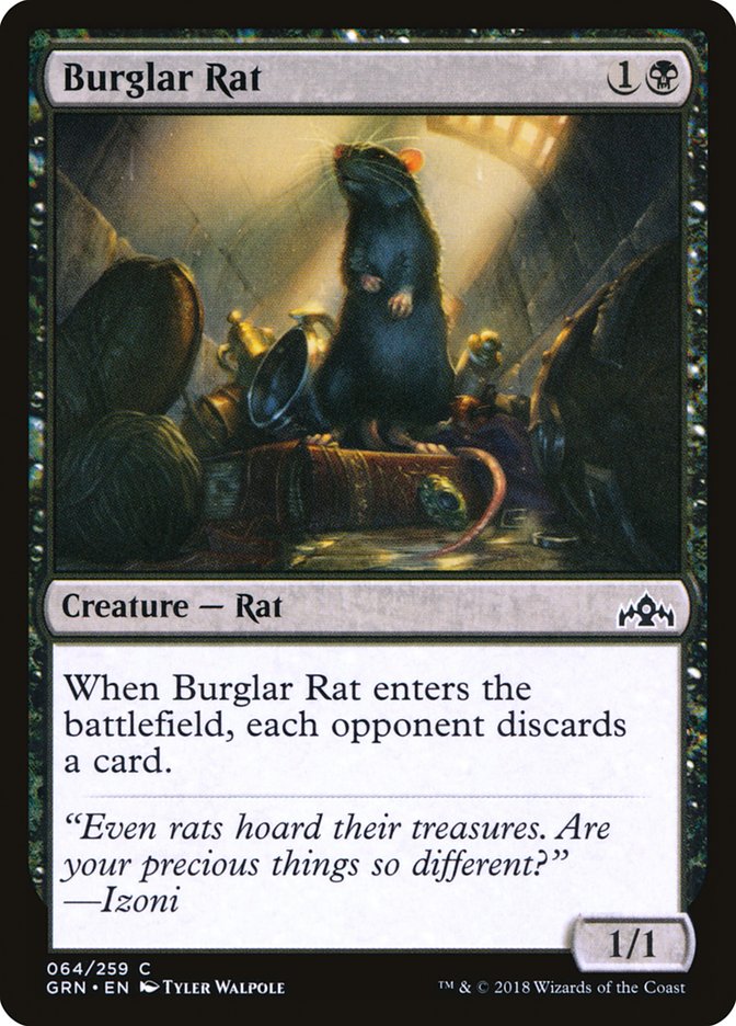 Burglar Rat [Guilds of Ravnica] | Rock City Comics