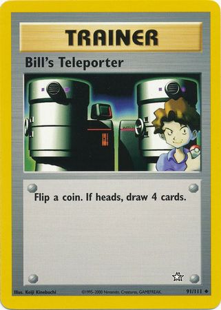 Bill's Teleporter (91/111) [Neo Genesis Unlimited] | Rock City Comics