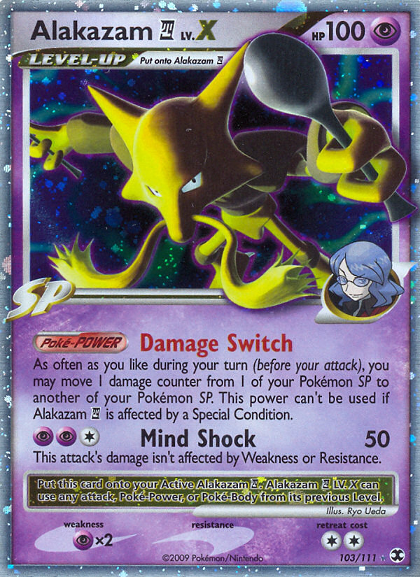 Alakazam LV.X (103/111) [Platinum: Rising Rivals] | Rock City Comics