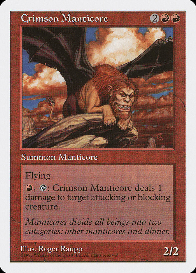 Crimson Manticore [Fifth Edition] | Rock City Comics