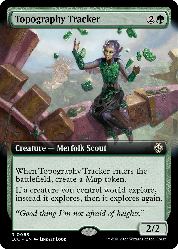 Topography Tracker (Extended Art) [The Lost Caverns of Ixalan Commander] | Rock City Comics