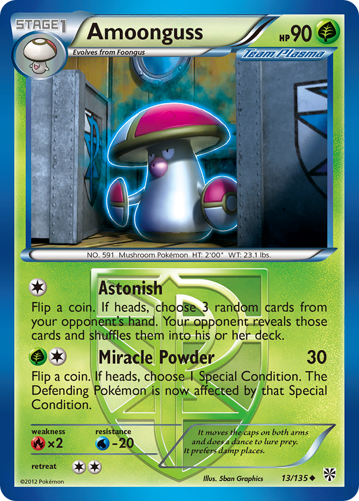 Amoonguss (13/135) [Black & White: Plasma Storm] | Rock City Comics