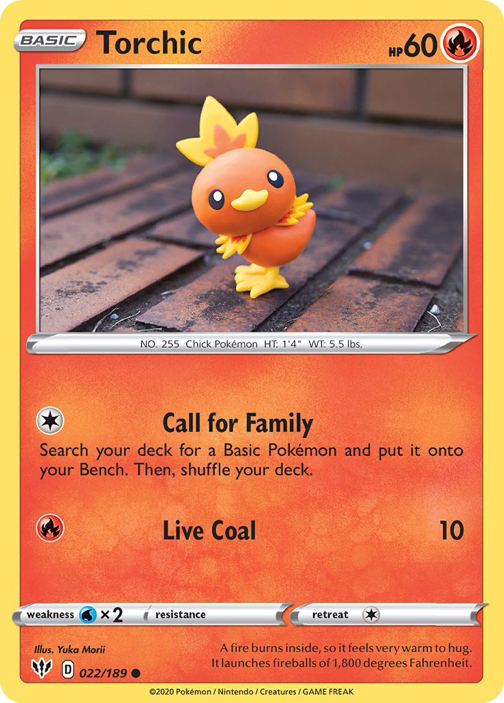 Torchic (022/189) [Sword & Shield: Darkness Ablaze] | Rock City Comics