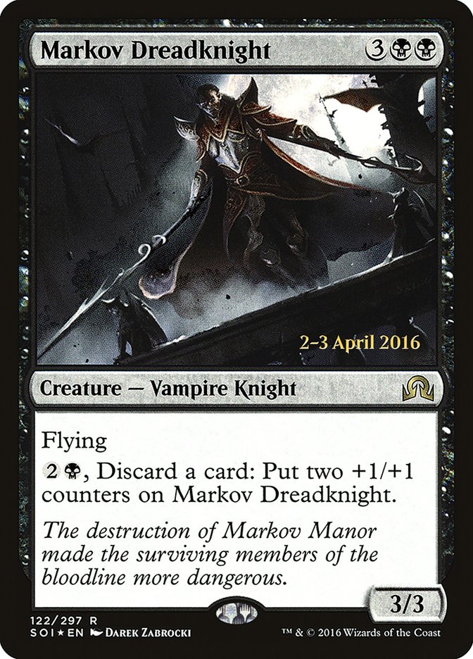 Markov Dreadknight [Shadows over Innistrad Prerelease Promos] | Rock City Comics