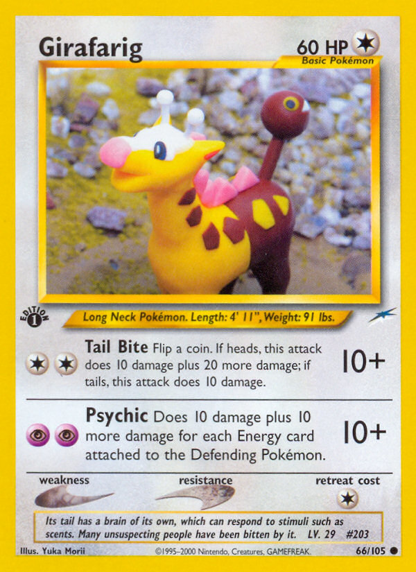 Girafarig (66/105) [Neo Destiny 1st Edition] | Rock City Comics