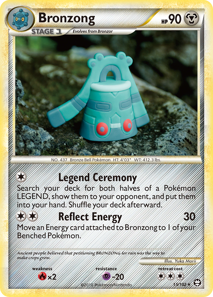 Bronzong (15/102) [HeartGold & SoulSilver: Triumphant] | Rock City Comics