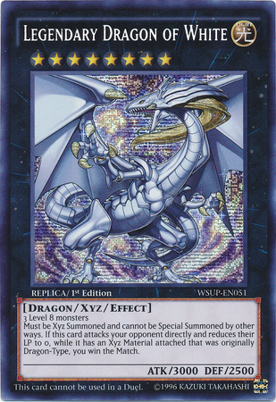 Legendary Dragon of White [WSUP-EN051] Secret Rare | Rock City Comics