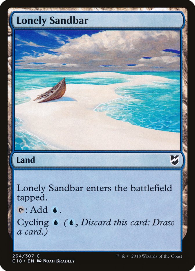 Lonely Sandbar [Commander 2018] | Rock City Comics