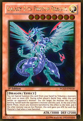 Galaxy-Eyes Photon Dragon [PGLD-EN038] Gold Rare | Rock City Comics